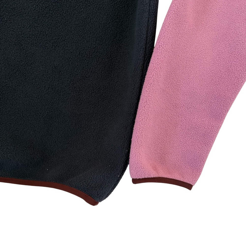Patagonia Synchilla Snap-T Fleece Pullover Pink Navy Blue Womens Large STY25455 - Picture 7 of 11